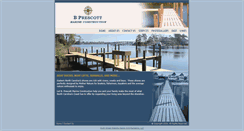 Desktop Screenshot of prescottmarineconstruction.com